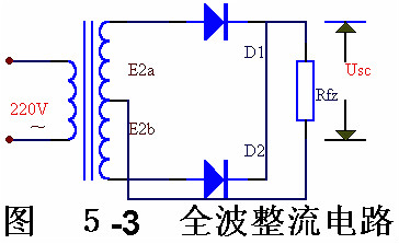 電子電路圖，整流二極管的作用,整流電路