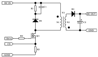 反激式開(kāi)關(guān)電源波形